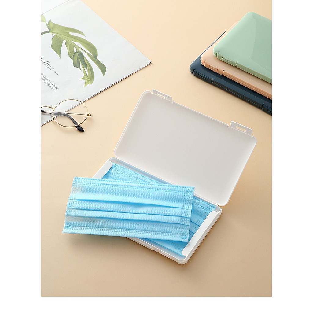 Hộp Đựng Khẩu Trang Y tế Nhỏ Gọn Dễ Mang Theo Chống Bám Bụi Bẩn Tốt Nhất Bỏ Túi Tiện Dụng