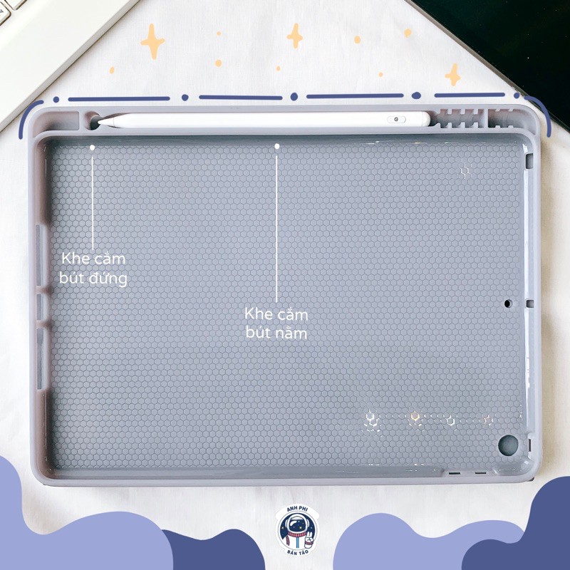 [Thế hệ mới 2023] Bao Da Máy Tính Bảng Cao Cấp Kèm Bàn Phím Bluetooth Chính Hãng