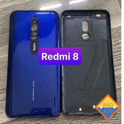 Nắp lưng Xiaomi Redmi 8 ( có nút bấn) cao cấp
