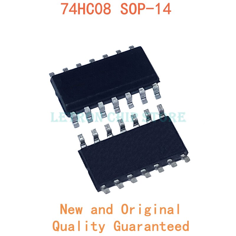 10 CHIẾC 74HC08 SOP14 74HC08D SOP-14 SN74HC08DR 74HC08DR SOIC14 HC08 SOIC-14 SOP SMD novo e chính hã