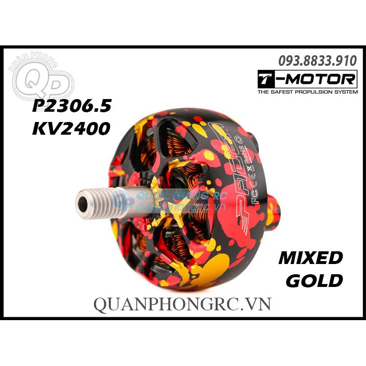 T-Motor Pacer P2306.5 KV2400 Brushless Motor (Mixed Gold)