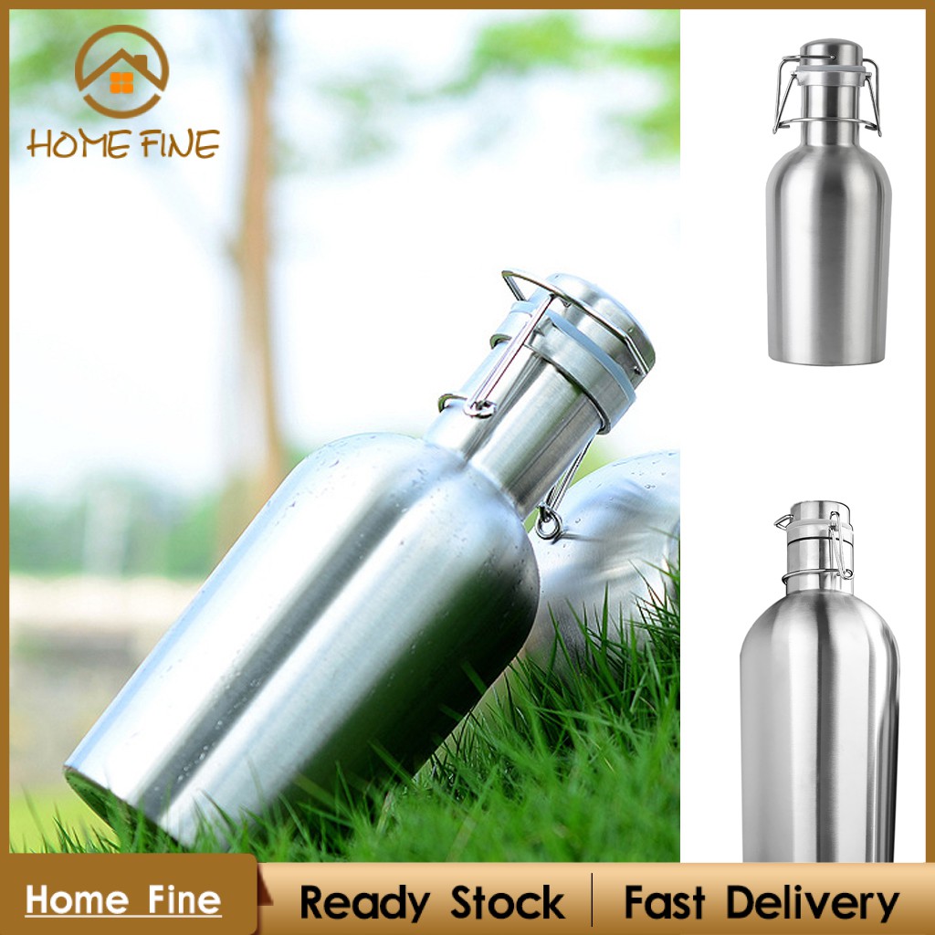 Bình Đựng Bia Bằng Thép Không Gỉ Dung Tích 1L Tiện Dụng Cho Nhà Cửa
