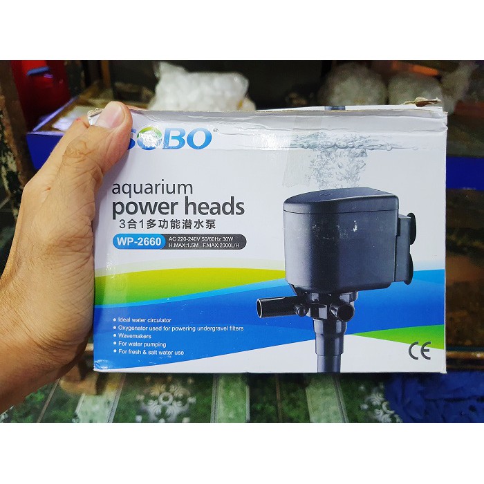 MÁY BƠM LỌC HỒ CÁ SOBO WP2660