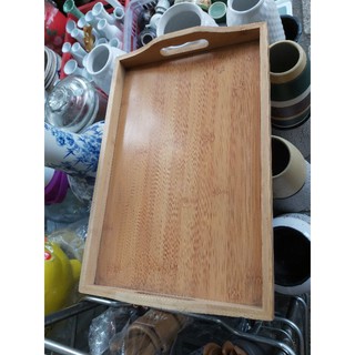 Khay gỗ có tay cầm 35×23×3cm cao cấp