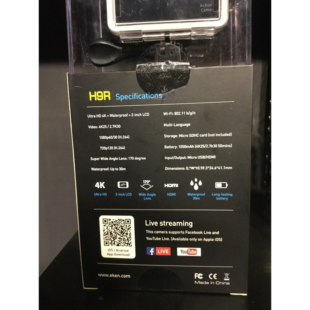 Camera hành trình Eken H9r chuẩn 4k - Hàng chính hãng | BigBuy360 - bigbuy360.vn