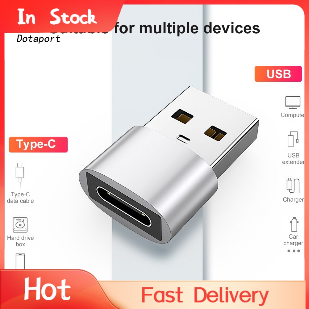 Set 2 đầu chuyển đổi từ cổng type-c sang usb chuyên dụng cho điện thoại