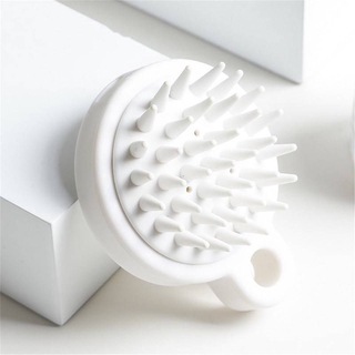 Bàn Chải Silicon Mềm Dùng Gội Đầu / Mát Xa Thoải Mái Cho Người Trưởng Thành Và Trẻ Em