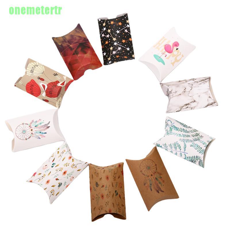 Bộ 10 Giá Đỡ Hộp Đựng Kẹo / Trang Sức Hình Dreamcatcher Bằng Giấy