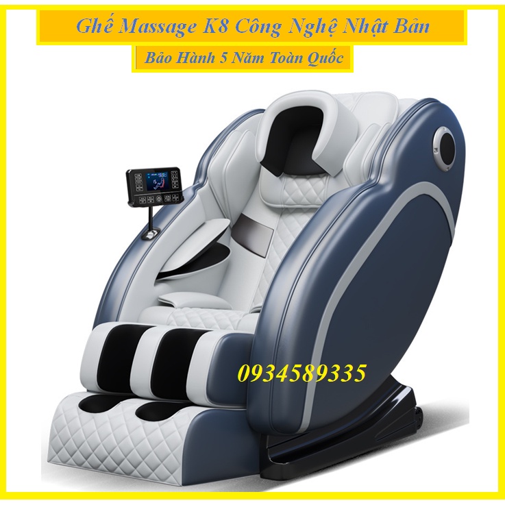 Ghế Massage Toàn Thân Korea, Công Nghệ Nhật Bản, Loa Bluetooth Mát Xa Đa Điểm con Lăn 3D