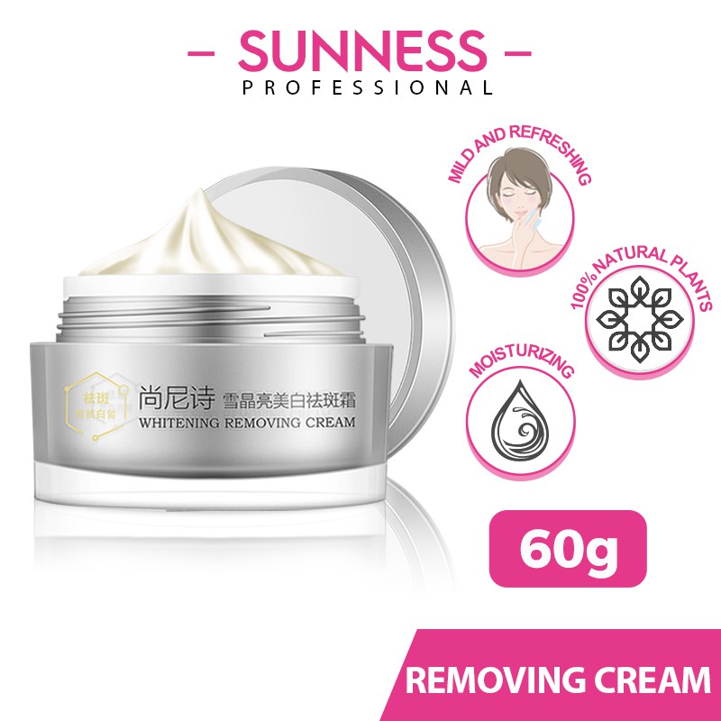 Kem Dưỡng Trắng Da, Giúp Da Căng Bóng, Bảo Vệ Da SUNNESS Cream Natri hyaluronat 50ml