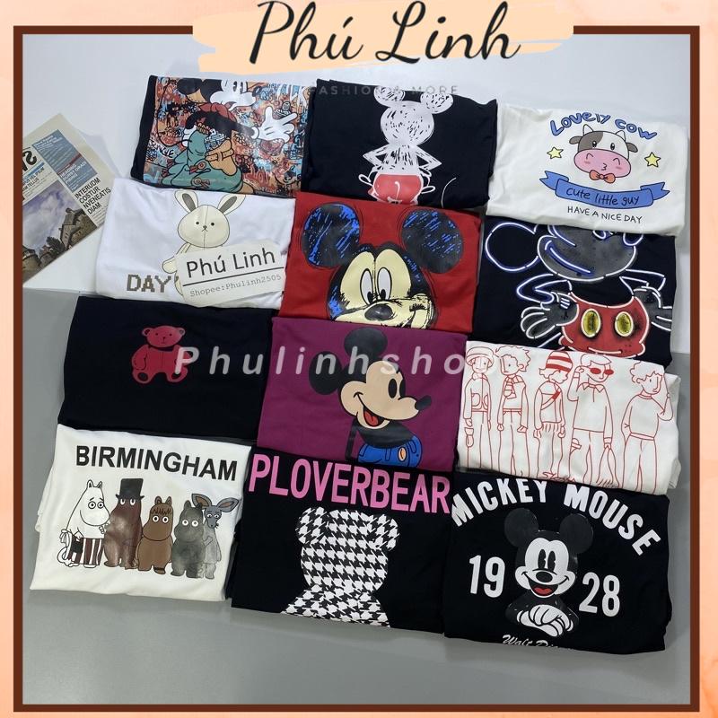 Áo Thun Nam Nữ In Hình, Áo Thun Unisex Form Rộng (hàng Quảng Châu)