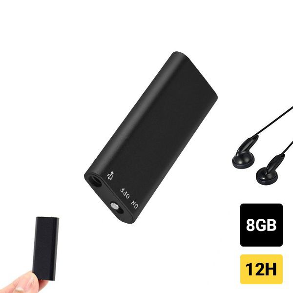 Máy ghi âm chuyên dụng T2 giá rẻ 8GB - Ghi âm 15h liên tục