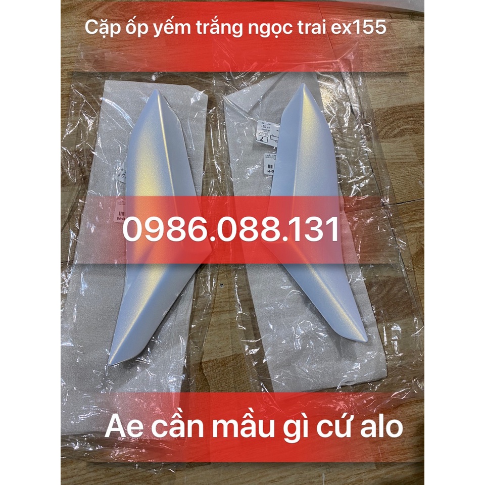 Cặp ốp yếm trắng ngọc trai Ex155 zin chính hãng