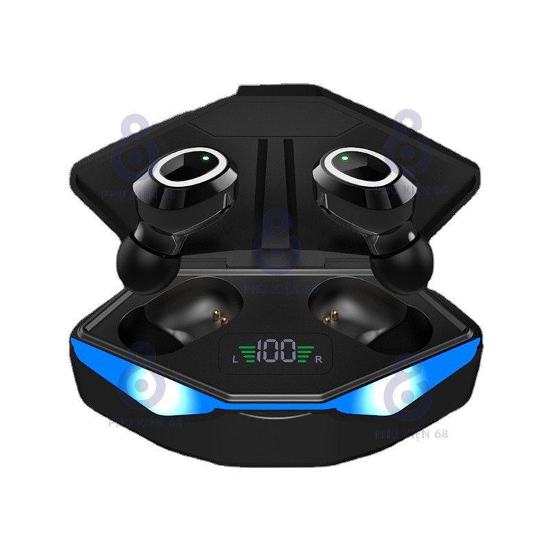 Tai nghe bluetooth gaming M22 âm bass mạnh mẽ, có mic, độ trễ cực thấp