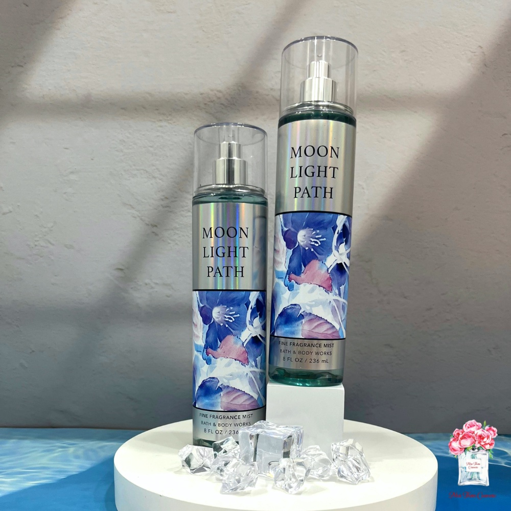 Xịt Thơm Toàn Thân Bath & Body Works Moon Light Path Tươi Mát Khử Mùi Với Hương Thơm Từ Gỗ Sồi Và Xạ Hương 236ml