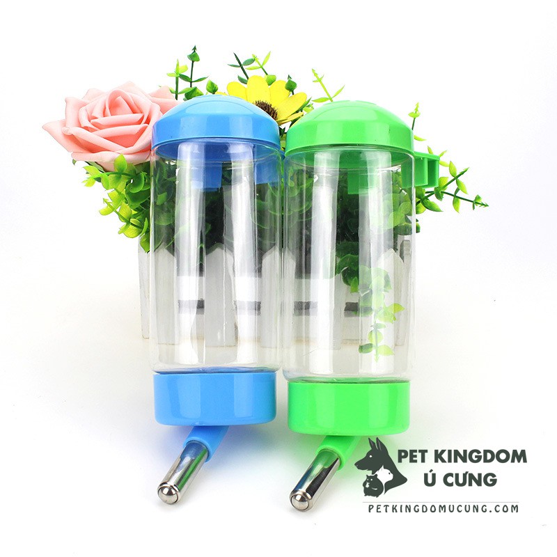 Bình nước chó mèo gắn chuồng 400ml