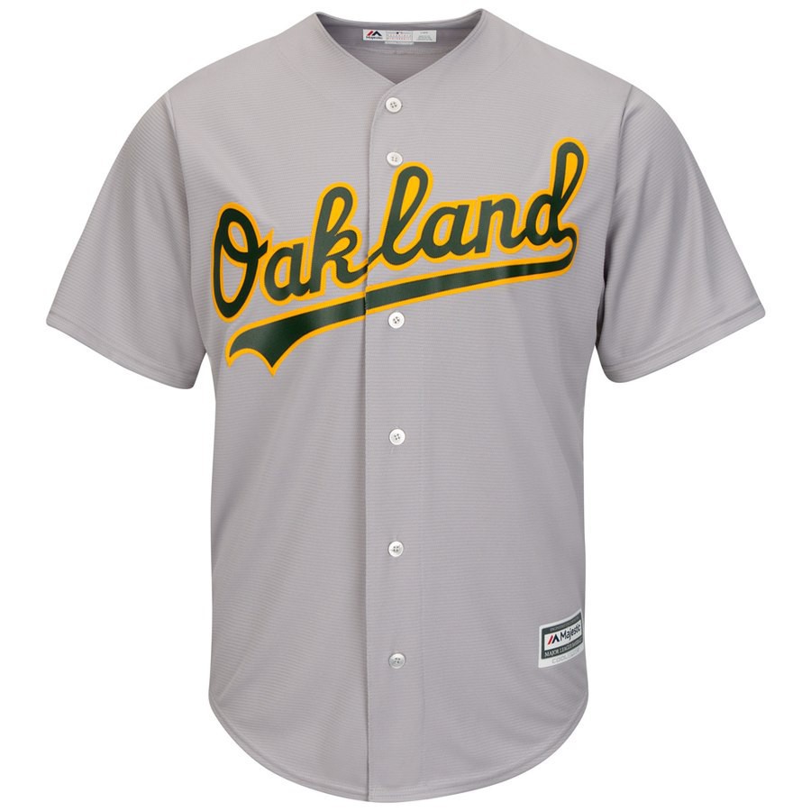 Áo Thun Bóng Chày Thể Thao Họa Tiết MLB Oakland Năng Động Thời Trang