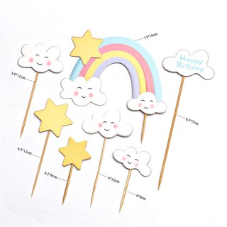 Que cắm Happy Birthday 10k/set