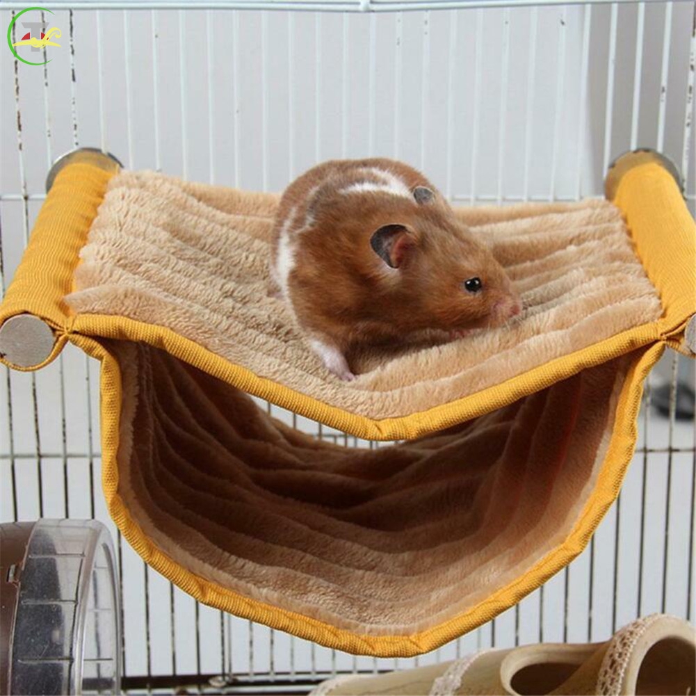 Võng Ngủ Hai Lớp Ấm Áp Mùa Đông Cho Hamster / Heo Guinea / Lợn / Thỏ / Chuột Hamster / Thỏ / Nuôi