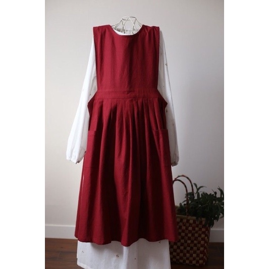 Giảm 50% Set Linen Đầm và Yếm