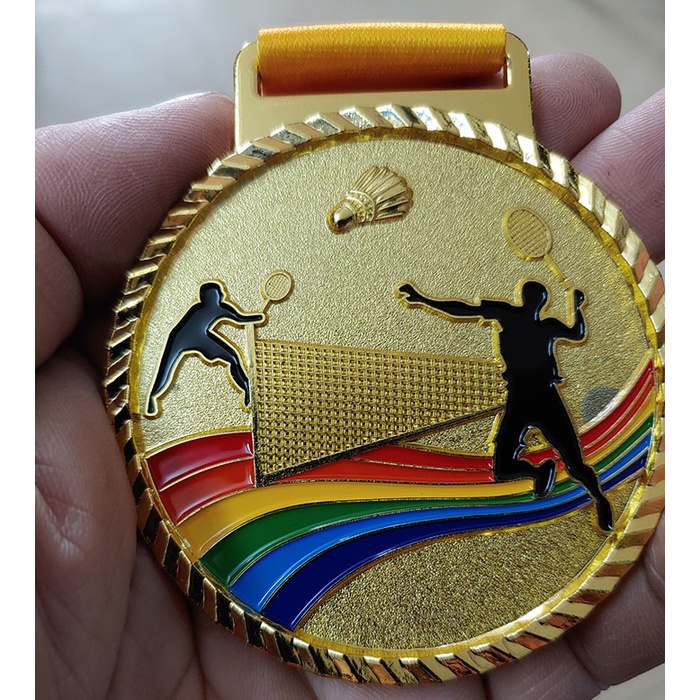 [Free in ấn - dán logo] Huy chương lưu niệm cầu lông