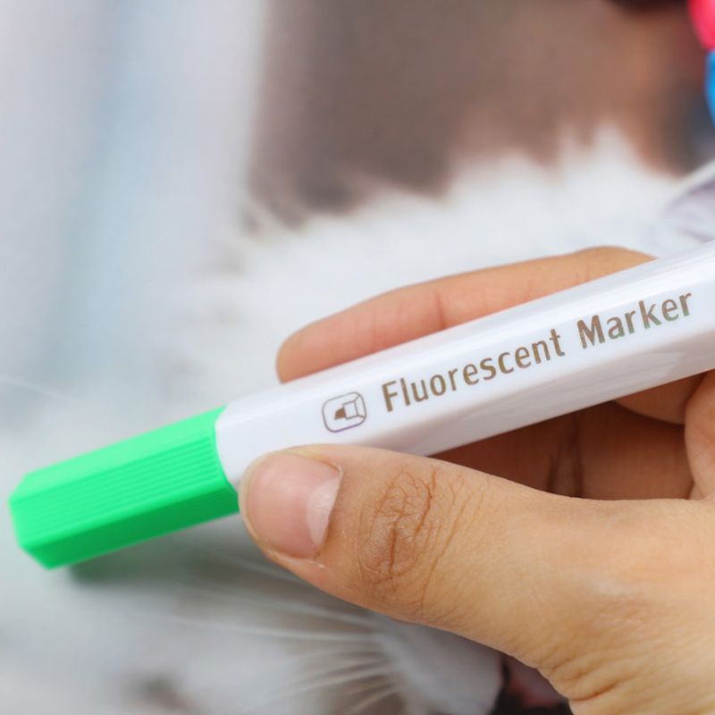 Bút Lông Dạ Quang 8 Màu Sắc Tùy Chọn Có Thể Xóa Được Dùng Để Viết Bảng / Kính Cửa Sổ