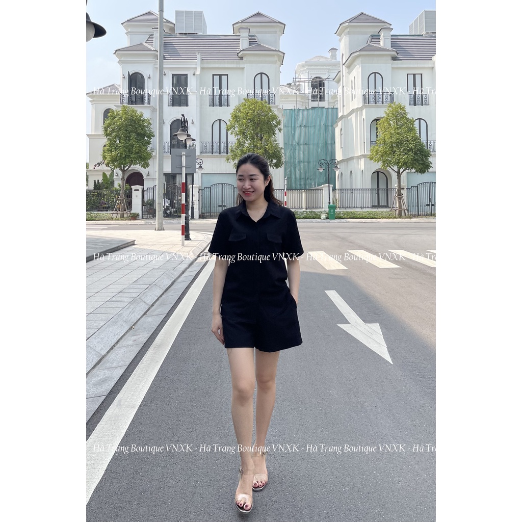 Sét đũi cộc tay hai túi