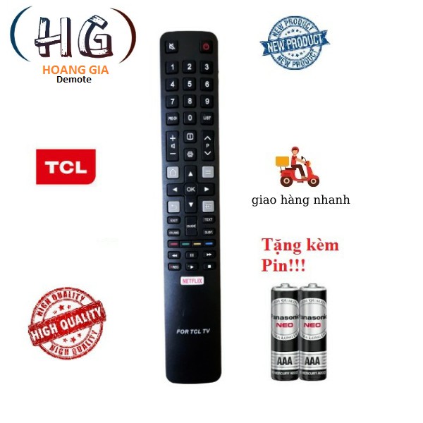 Điều khiển tivi TCL - TV TCL các dòng CRT LCD LED Smart TV - Hàng tốt