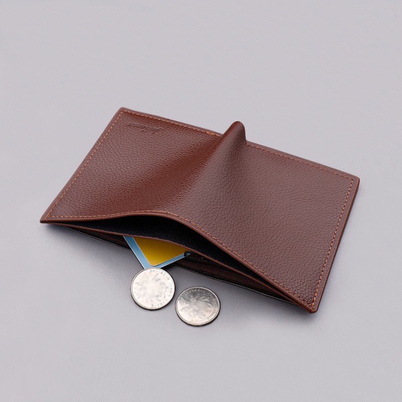 Ví Da Nam Kiểu Đứng V186 Chất Da Mềm Bền Bỉ Kiểu Dáng Hiện Đại Phong Cách Han Quốc - Hazo