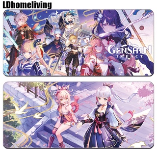 Miếng lót chuột máy tính cỡ lớn in họa tiết game Genshin Impact