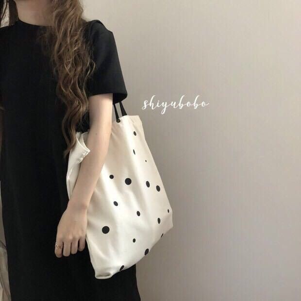 Túi xách canvas cỡ lớn thiết kế mới thời trang theo phong cách Hàn Quốc cho nữ túi vải tote túi tote rẻ túi đeo chéo vải canvasbalo hàn quốc