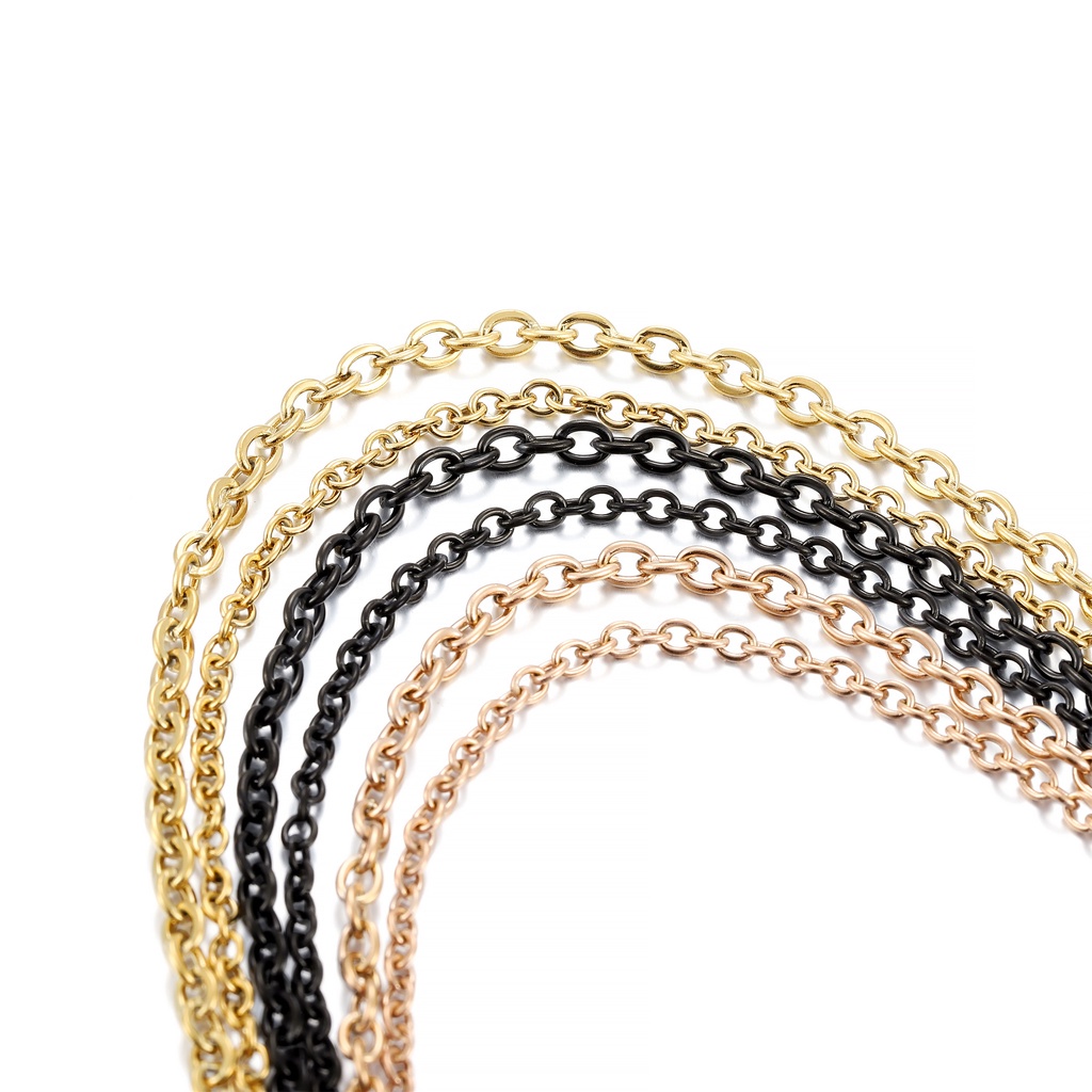 St.kunkka Chuỗi Xích Bằng Thép Không Gỉ Dài 2m Dùng Làm Vòng Cổ/Vòng Tay Thủ Công