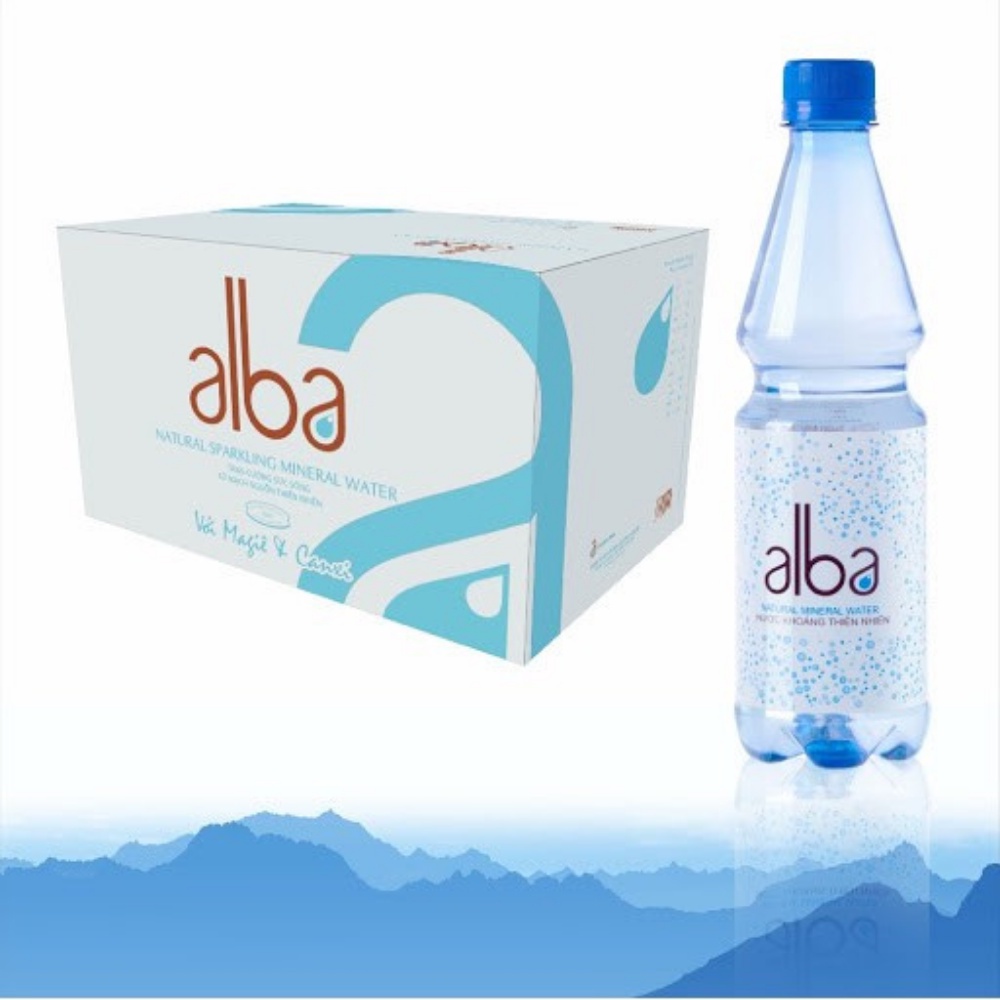 Nước khoáng thiên nhiên Alba 500ml không ga