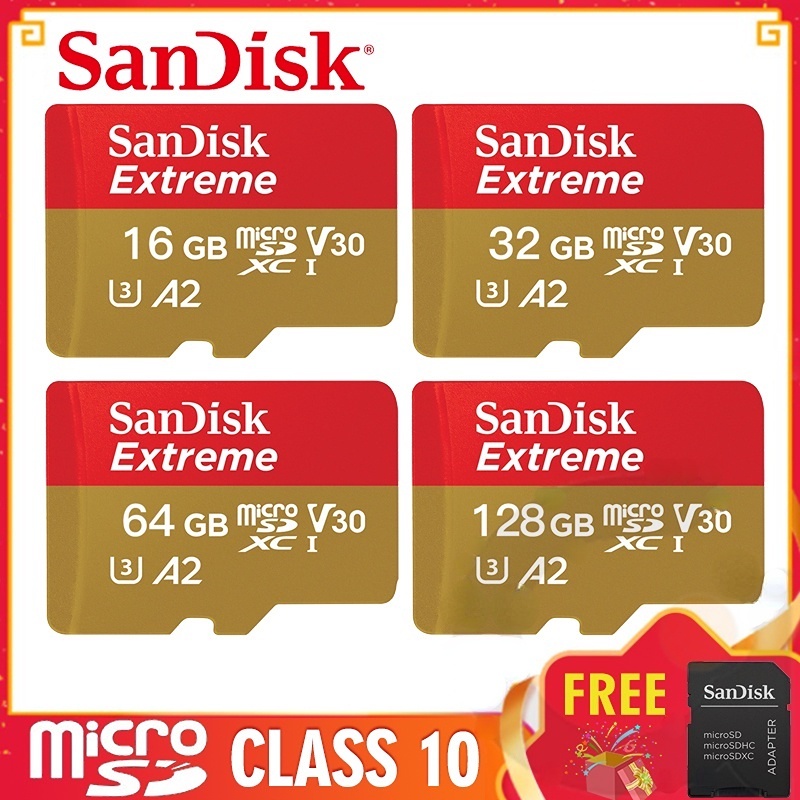 Thẻ Nhớ Micro SD / TF / SD 8GB 16GB 32GB 64GB 128GB 256GB Class10 UHS-1