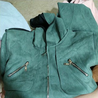 áo da lộn một lớp