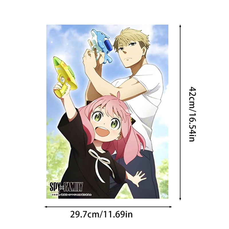Áp Phích Dán Tường Trang Trí Hình Anime Spy X Family