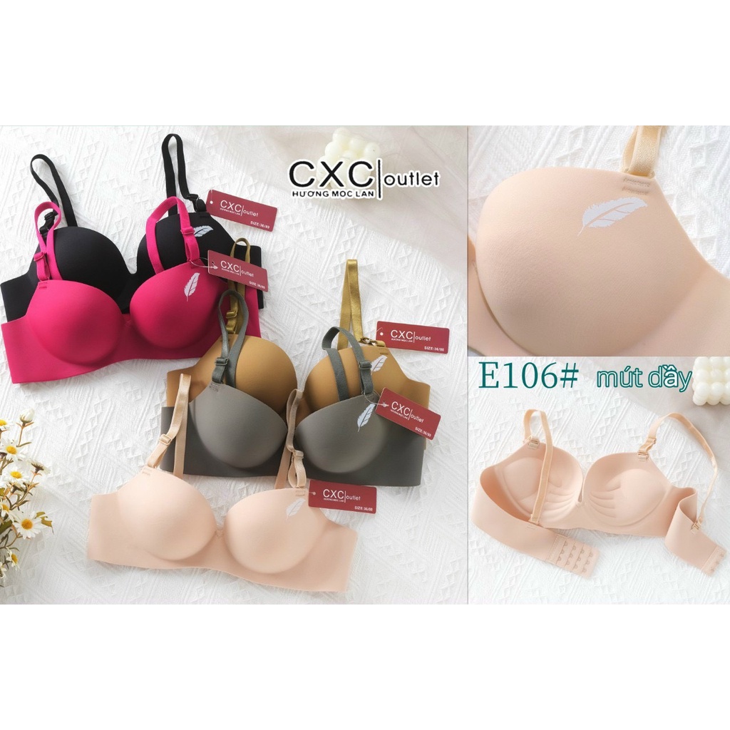 áo lót su đúc, chất su non E106 siêu nâng mút dày 4.5cm hàng đẹp_ uyên vũ shop