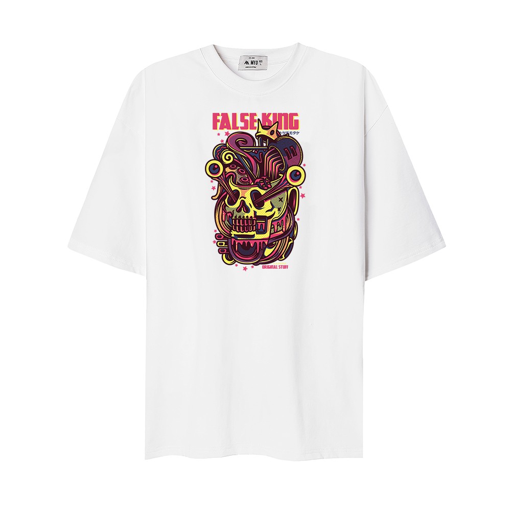 Áo Oversize Nam MYO Vải Cotton In Hình False King 2704