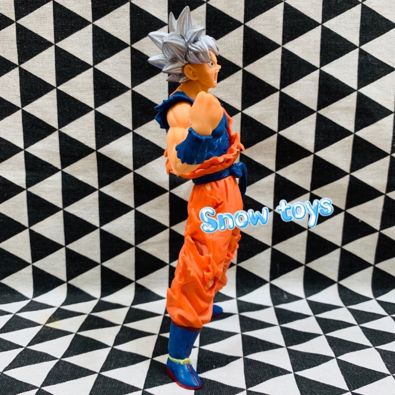 Mô hình Dragon Ball Super - Mô hình SonGoku Son Goku Ultra Instinct UI Bản năng vô cực - Goku tóc bạc - Cao 20cm