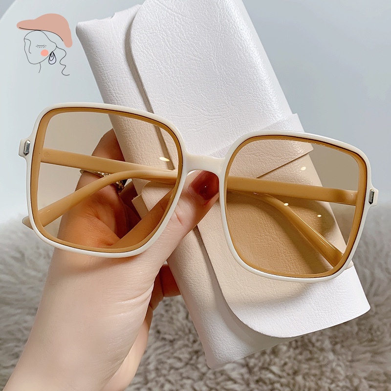 Kính Mát Vuông Chống Tia Cực Tím Thời Trang Mùa Hè
