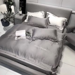 Set Lụa tencel thắt nơ 60s