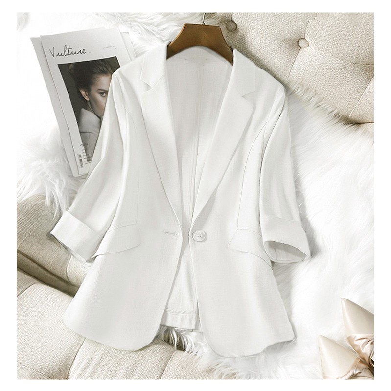 Áo khoác blazer, áo vest nữ kiểu Hàn Quốc tay lỡ, chất vải đẹp, nhiều màu - Thời trang công sở WFstudios | BigBuy360 - bigbuy360.vn