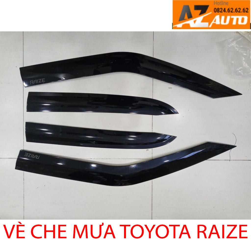 Vè che mưa xe Toyota Raize đời 2021 -2022, Hàng nhựa đen dày