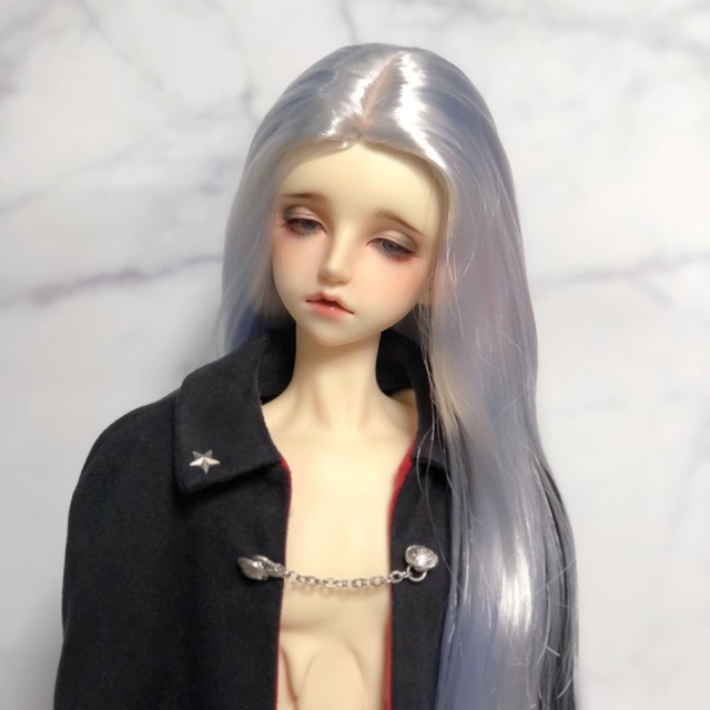 Tóc lụa bảng màu 2 cho búp bê bjd 1/3 1/4 1/6.