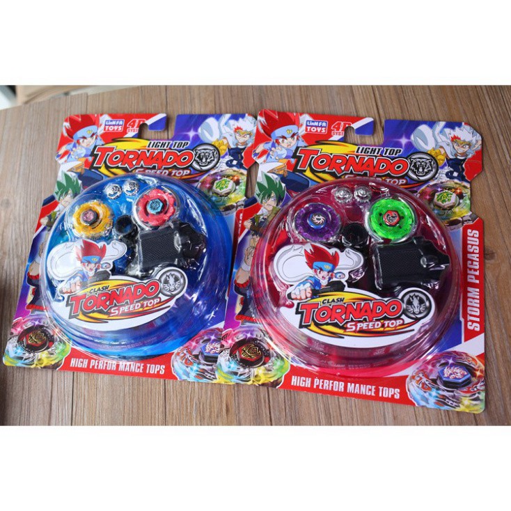 Bộ Con Quay Chiến Thần Vô Địch TORNADO Có Bàn Đấu Nado Beyblade Vô Cực Vòng Xoay Thần Tốc