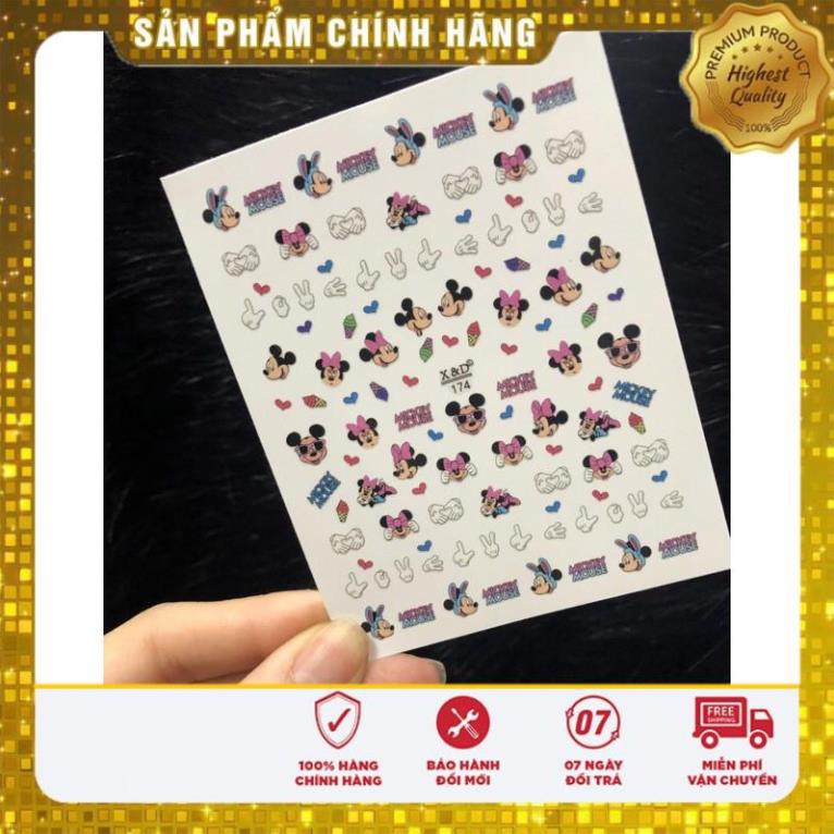 sticker trang trí móng đủ mẫu