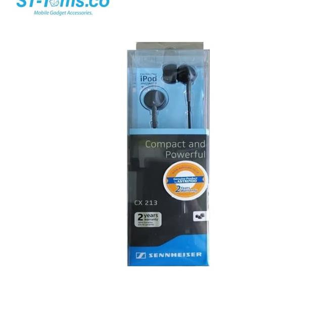 Set 6 Tai Nghe Nhét Tai Sennheiser Cx213 Màu Đen