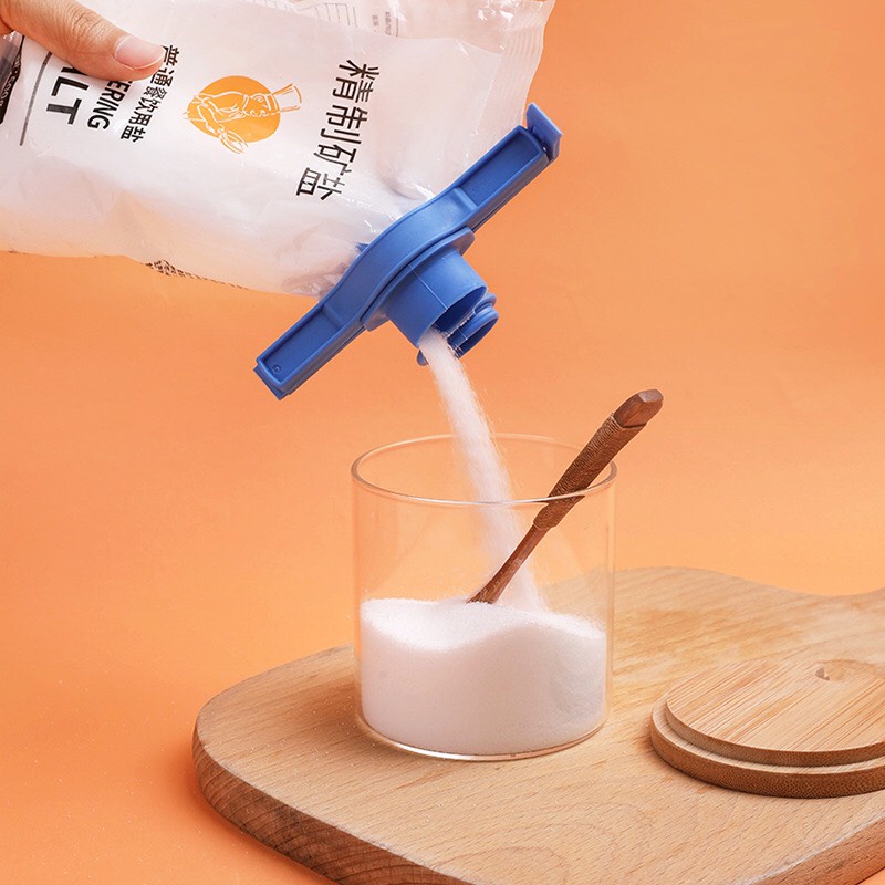 Kẹp miệng túi bảo quản thực phẩm có nắp mở tiện lợi 𝐃𝟖𝟒