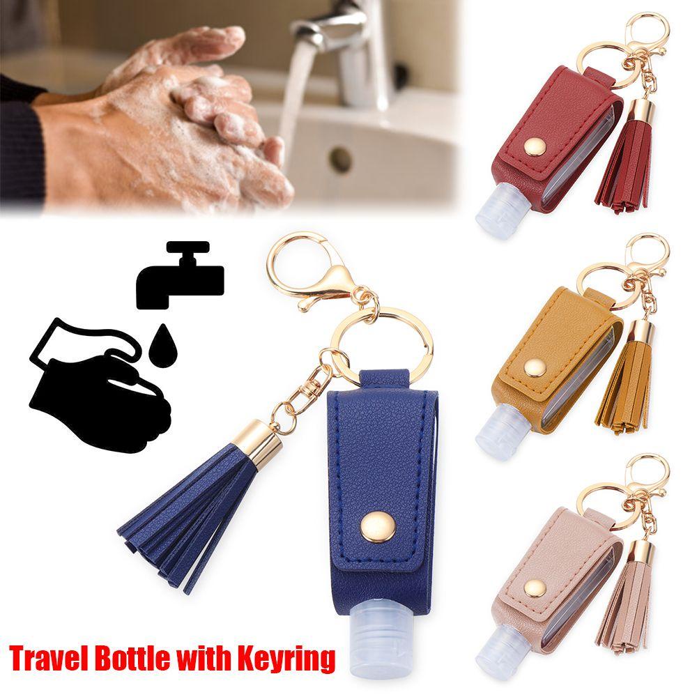 Bình Đựng Xà Phòng Dạng Bóp Bằng Da 30ML Có Thể Tái Sử Dụng