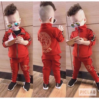 Bộ versace kéo khoá cho bé trai